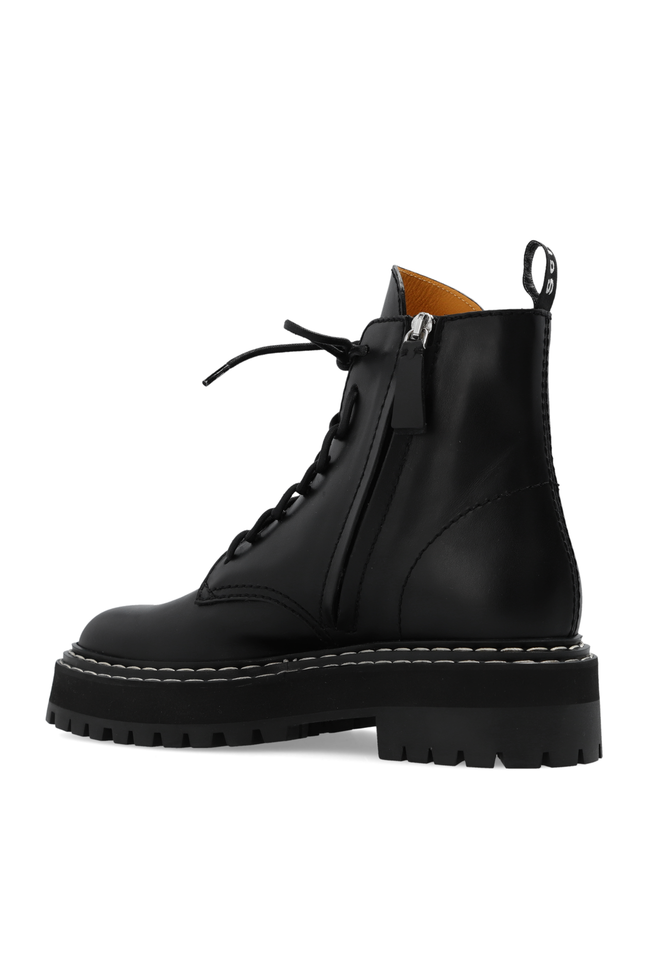 Black Combat boots Proenza Schouler Vitkac GB